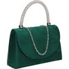 SwankySwans Beatrice, Pochette Donna, Argento, Taglia Unica