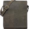 LEABAGS London Borsa a Tracolla in Pelle - Messenger Vintage Unisex - Piccola Borsa in Vera Pelle dallo Stile Casual ed Elegante - Crossbody per l'Uso Quotidiano