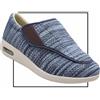 Möge Scarpe Uomo Ortopediche Scarpa per Piedi Gonfi Confortevole Sneakers Casual all'Aperto Scarpe a Strappo Ginnastica Tennis Fitness Camminata per Persone anziane diabetiche(Color:LightBlue,Size:37 EU)