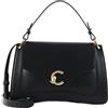 Coccinelle Pelle borsa a tracolla borsetta C-Me Calf Handbag Noir nero