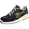 Diadora Run Net Airbox Low S3 Src, Scarpe da ginnastica Uomo, Nero, 37 EU