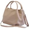 AMBRA Moda AmbraModa borsa a mano di donna, borsa a tracolla, borsa a spalla italiana in vera pelle dollaro GL023 (rosa antico)