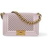 MARC ELLIS Borsa a mano da donna PVC. Prodotto vegano. Prodotto Fashion FLAT-S-BALL_24 Beige e Oro chiaro 11x19x6,5 cm