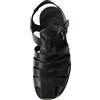 Generico sandalo uomo made in italy vera pelle e vero cuoio F51-037 (nero, Sistema Taglie Calzature EU, Adulto, Uomo, Numero, Media, 44)