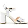 Nero Giardini E218451DE Sandali Donna in Pelle - Argento 36 EU
