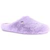 GRÜNLAND il benessere è naturale Grunland CI3173 Lilla Violetto Ciabatte Pantofole da Donna Invernali in Peluche Morbide e Calde Suola In Gomma Antiscivolo Flessibile