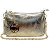 Chicca Borse Borsetta da donna in pelle, borsa a tracolla clutch