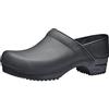 Sanita Julie | Zoccoli Chiusi da Donna | Zoccoli in Pelle con Suola in Legno | Prodotto Originale Fatto Mano | Nero | 38