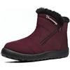 Vunavueya Stivali Donna Stivaletti Invernali Scarpe da Neve con Imbottitura Calda Stivali alla Caviglia Caldo Boots Scarpe 35-42