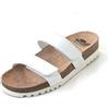 Scholl - Lusaka Black, Scarpe con Tacco da Donna, Bianco, 42 EU