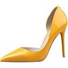 JOEupin Scarpe da donna a punta con tacco alto a spillo punta chiusa Classic Slip On Dress Décolleté PU013