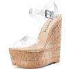 Castamere Scarpe col Tacco Donna Moda Sandali con Zeppa Plateau Wedge High Heels