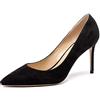 Castamere Scarpe col Tacco Donna Punta Appuntito Moda Tacco a Spillo 8.5CM Nero Scamosciato Scarpe EU 37.5