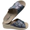 VIRGO FIRENZE Ciabatte Donna con Regolazione a Strappo e Plantare Estraibile in Vera Pelle - Comfort e Supporto Ideale