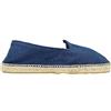 Alpargatus - Espadrillas in tela a spina bicolore - Fatte a mano in Spagna, Marino, 41 EU
