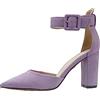 Rio Fiore Scarpe con Tacco, Décolleté Donna, Nere/Bianche/Verde/Rosa/Blu/Lila/Beige/Menta/Fucsia/Rosso, 8.5 cm Tacco Largo, Slingback, Ecopelle/Ecopelle Scamosciato, Cinturino sul Retro, 2062A