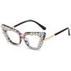 ETETGVG Occhiali da sole con diamanti, occhiali da sole con strass, occhiali da sole con cristalli, occhiali da sole di lusso, occhiali da sole vintage trasparenti, fiori