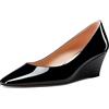Castamere Donna Chunky Blocco Medio Zeppa Tacco Heel Quadrata Punta Slip-on Pumps Classico Cute da Matrimonio Dress Scarpe
