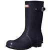 Hunter - Original Short, Stivali di Gomma da Donna, Blu (Navy), UK 5, Euro 38, US Ladies 7
