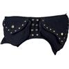 GURU SHOP Festival Ethno Sidebag, Borsa a Tracolla, Marsupio Elfico - Nero, Unisex - Adulti, Cotone, Size:One Size, Sidebags Fanny Pack