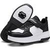 ENEN Scarpe con Rotelle Bambina Bambino, Scarpe da Ginnastica a 2 Ruote per Ragazzi e Ragazze, Kids Skate Roller Shoes per Esterni, Staccabile Pattini a Rotelle