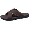 Generic Ciabatte Piatte per Uomo Design Incrociato Suola Antiscivolo e Ammortizzante comode per Spiaggia Passeggiata Doccia Uso Quotidiano Leggere Casual e Resistenti, Taglia 48