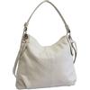 AMBRA Moda Borsa da donna di vera pelle, borsa a spella GL012 (beige crema)