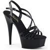 Pleaser DELIGHT-613 Blk Pat/Blk UK 4 (EU 37)