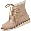 Generico Scarponcini Pelo Donna Stivali Donna Pianta Larga Stivali da neve da donna, scarpe da ginnastica casual alla, scarpe casual piatte traspiranti, stivali Stivaletti Donna con (Beige, 39)