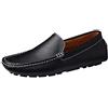 Jamron Uomo Ecopelle Elegante Fibbia Mocassino Pantofole Penny Loafers