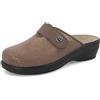 Fly Flot Ciabatta Donna con Tomaia Stretch e Chiusura a Strappo Regolabile, Sottopiede Estraibile in Pelle