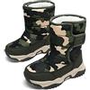 Xinghuanhua Stivali Neve Bambini Stivaletti Ragazze Ragazzi Doposci Scarponcini Imbottiti di Pelo Scarpe Invernali Comodi Caldi e Antiscivolo Impermeabile Stivali