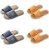 Teceyfeet Set di 4 paia di Ciabatte Ospiti Donna Uomo,Pantofole Ospiti Unisex Inverno Pantofole usa e getta Scarpe da Casa Lavabili Pantofole Interno Ciabatte Casual Slipper