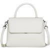bugatti Almata borsa 2-in-1 con astuccio cosmetico extra, borsa da donna in pelle sintetica, beige