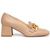 Nero Giardini I205651DE Mocassini Donna in Pelle - Beige 39 EU