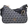 Laura Biagiotti Borsa Donna Linea Iselin, Nylon Trapuntato Impermeabile, Logo LB, Tracolla Regolabile, Dimensioni 29x10x17 cm, Dettagli Dorati, Scomparto con Zip ART.LB25W-105-1