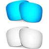 HKUCO Lenti Compatibile/Sostituzione per Oakley Holbrook XL OO9417 Blu/Titanio Occhiali da sole