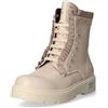 Cult Young Stivaletto Donna, Beige, Altezza Tacco 3.5 cm, Chiusura con Lacci, Dettagli Stelle