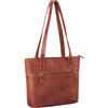 STILORD 'Madison' Vintage Borsa Shopper Donna Cuoio - Tote Bag Borsa a Tracolla Borsa da Lavoro Donna Borsa Shopping Bag PC 13,3 Pollici Macbook Elegante, Colore:arrona - marrone