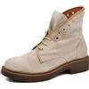 IF Fashion Stivaletti Stivali Anfibi Scarpe da Donna Lacci Elasticizzati Strass MP362-1 Beige 40