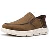 Allthemen Mocassini da Uomo Confortevole Scarpe Casual Senza Lacci Eleganti Penny Loafers EasyTop Brogues
