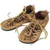 INDIAN STORE 24 Sandali Romani Sandali in Pelle con Lacci (Uomo e Donna) Medievali Vichinghi Estivi da Spiaggia Hippie Unisex Calzature per (Marrone, Sistema Taglie Calzature EU, Adulto, Numero, Media, 37)
