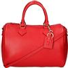 Chicca Borse Borsa donna bauletto a mano 30x23x18cm vera pelle dollaro artigianale