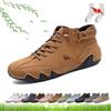 LOVEWLVNCL Stivali Alti Fatti a Mano alla Moda da Donna, Scarpe da Passeggio a Piedi Nudi Stivali Chukka Traspiranti Leggeri Antiscivolo da Donna Mocassini Piatti for Escursionismo e Camminata ( Color : marrone