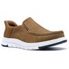 Allthemen Scarpe Uomo Slip-On Casual Leggere Mocassini da Guida Elastico Classic Loafers Barca Marrone 44