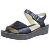 Stonefly Aqua Iii 2, Sandali con Cinturino alla Caviglia Donna, Blu (Night Blue 131), 38 EU