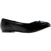 Andrés Machado - Ballerine Piatte da Donna con Tacco Largo e Fiocco Decorativo - TG104 - Ballerine - Soft Nero, EU 45