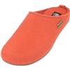 HAFLINGER Everest Fundus pantofole di feltro in un design semplice cannella, 44