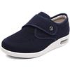 Nwarmsouth Pantofole Comfort regolabili,Aggiungi fertilizzante per allargare le scarpe dei piedi gonfi, scarpe diabetiche in magic tape-blue_36,Scarpa ampia per pantofole artrite