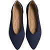 ticticlily Ballerine Donna Eleganti Estive Traspiranti Scarpe in Maglia Basse Comoda Antiscivolo A Punta Chiusa D Blu 34 EU
